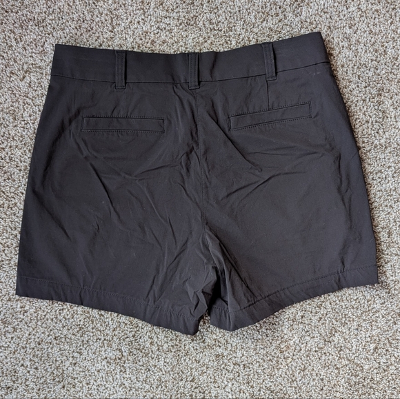 J. Crew Black Flat Front Shorts 6 - Picture 5 of 5